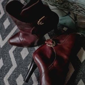 Ralph Lauren Collection Brown Ankle Booties